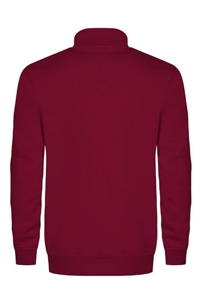 Pullover, Dunkelrot, Rollkragen, Longsleeve, Sweatshirt