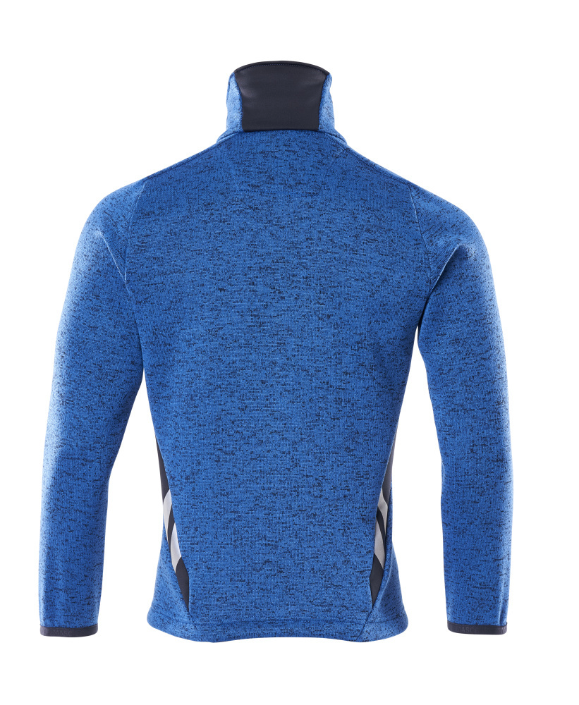 fleece, blau, langarm, Kragen, Sport