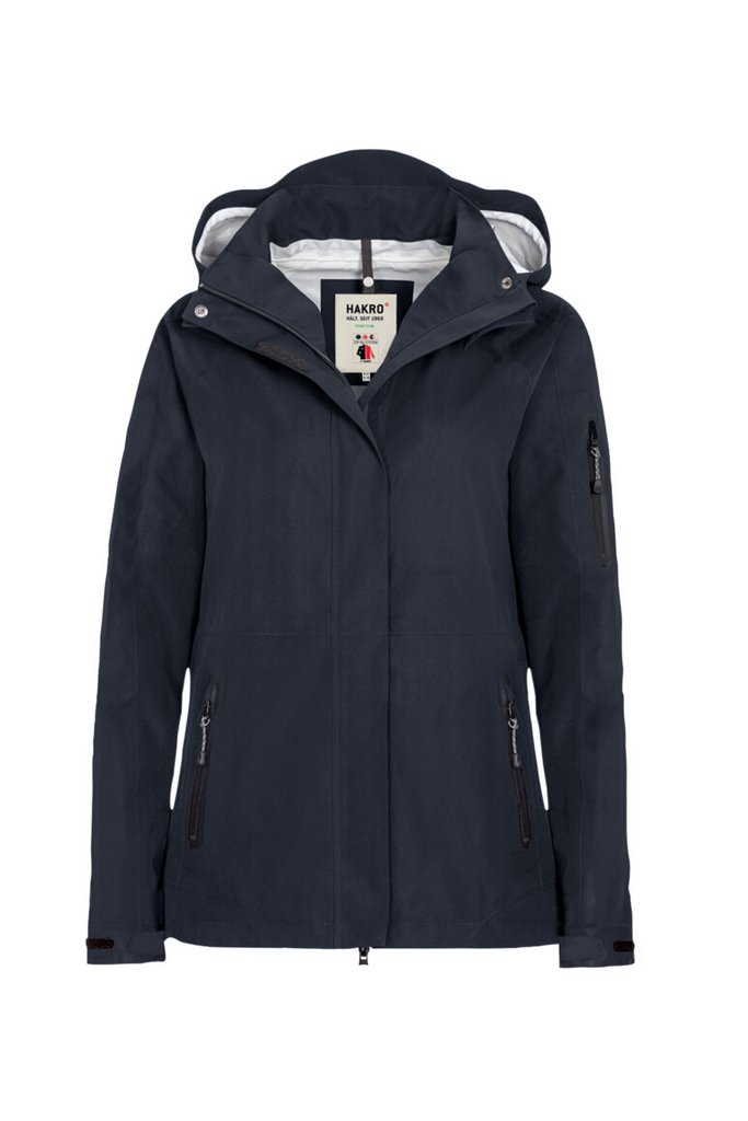 jacke, windbreaker, dunkelblau, kapuze, reissverschluesse