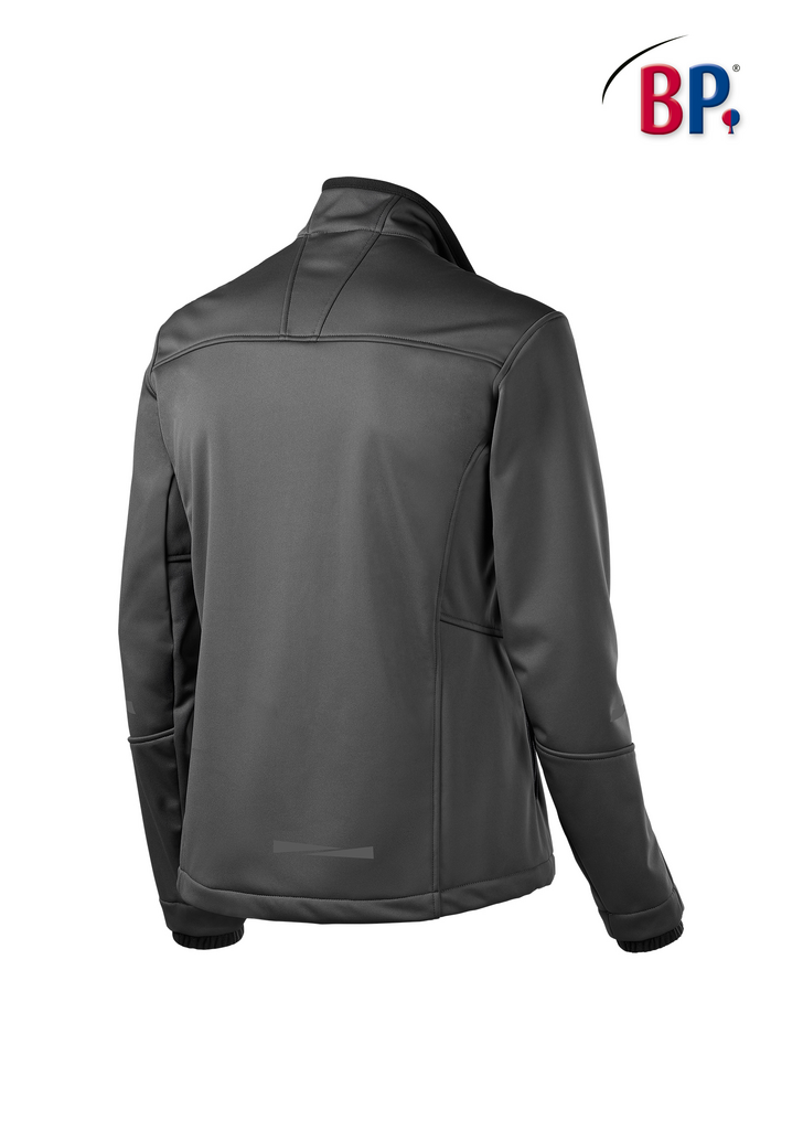 Jacket, Softshell, Grau, Rücken, Langarm
