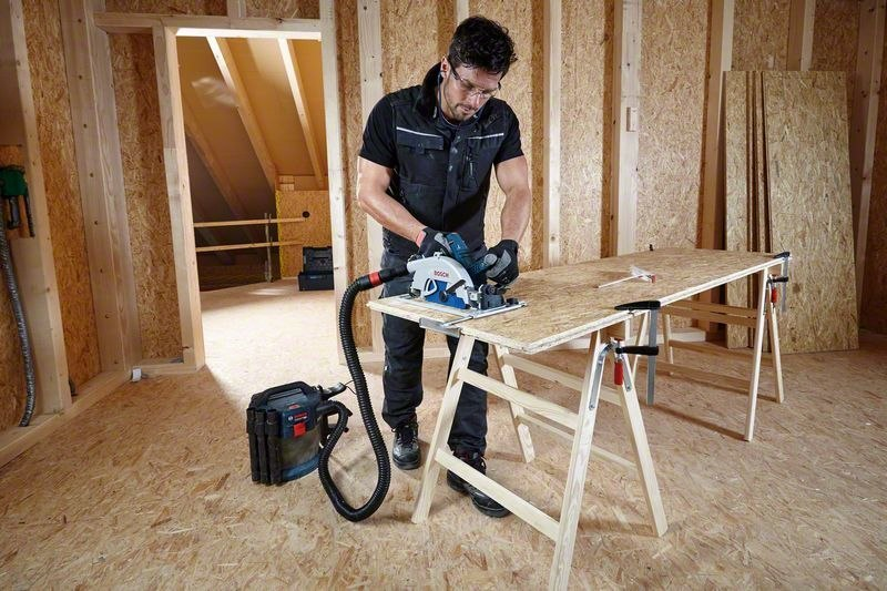 Kreissäge, Elektrowerkzeug, Arbeitsbock, Holzbearbeitung, Baustelle