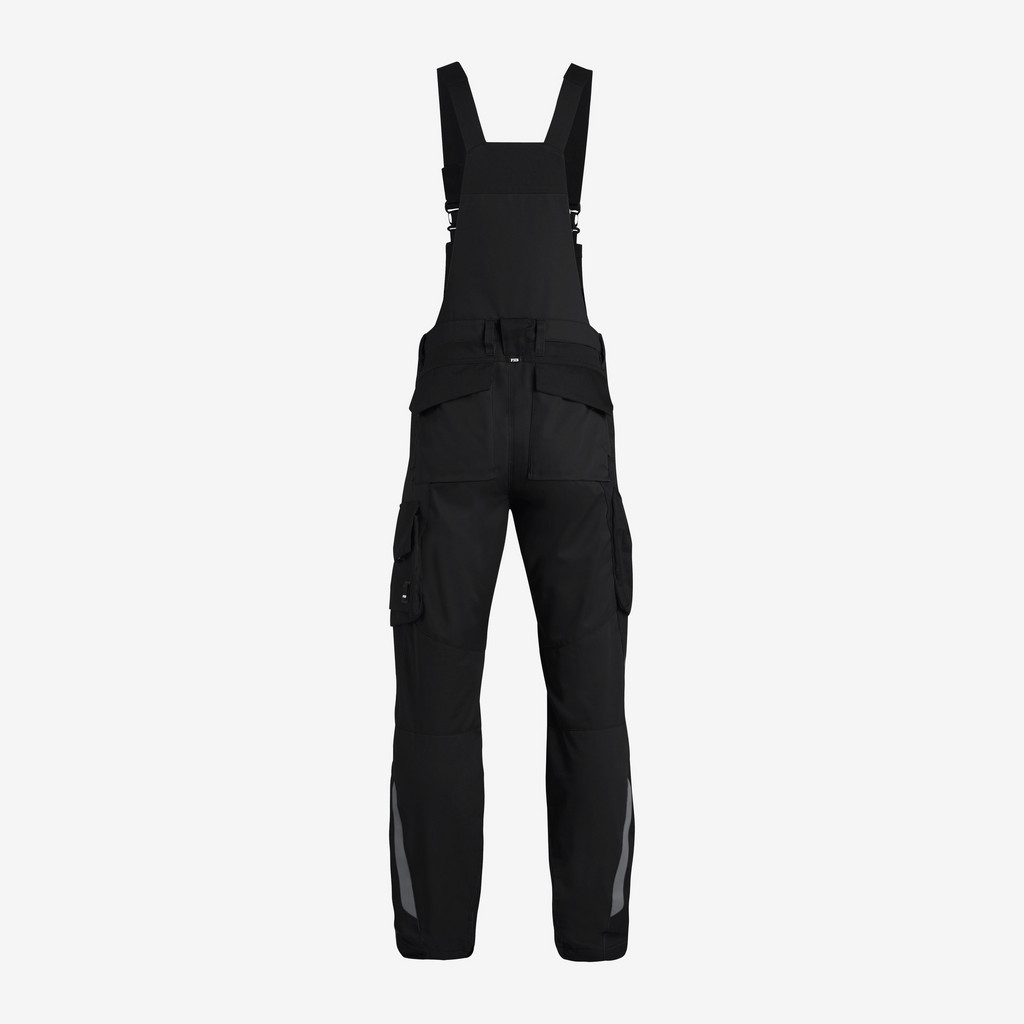 overall-suit, suspenders-pants, cargo-pants, black, water-resistant