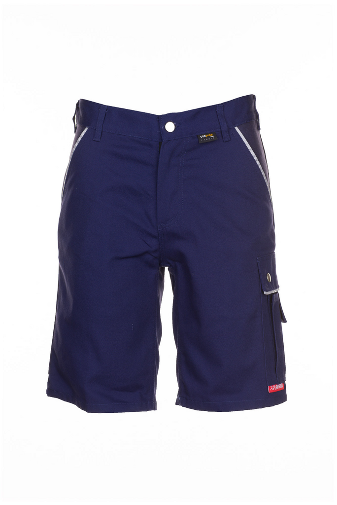 Hose, Cargo Shorts, Marineblau, Taschen, Gürtel-Schlaufen