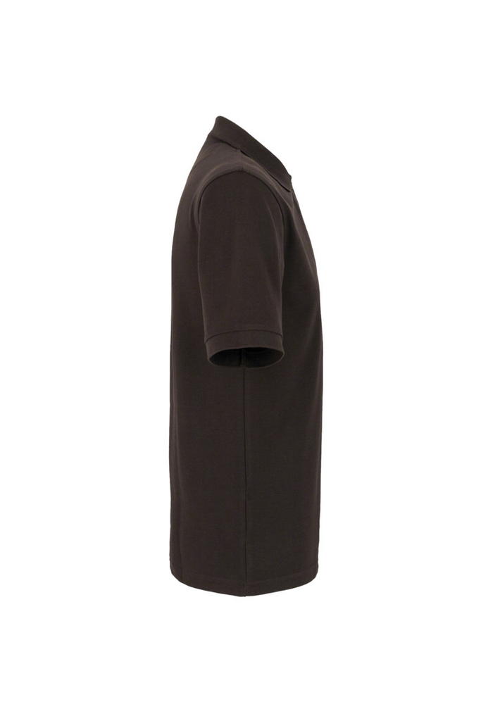 polohemd, kurzarm, schwarz, strick, Kragen