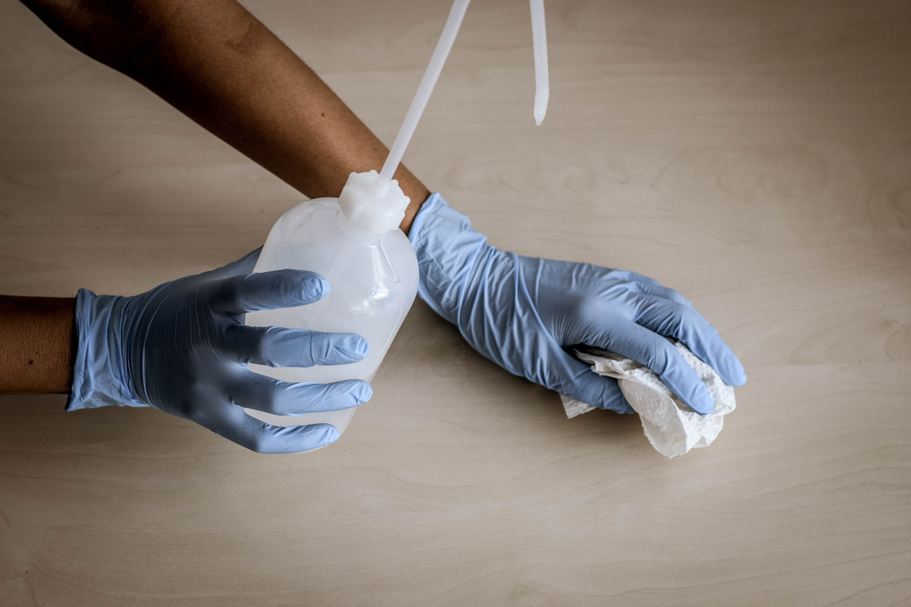 Handschuhe, Gummihandschuhe, Schutzhandschuhe, Reinigung, Desinfektion