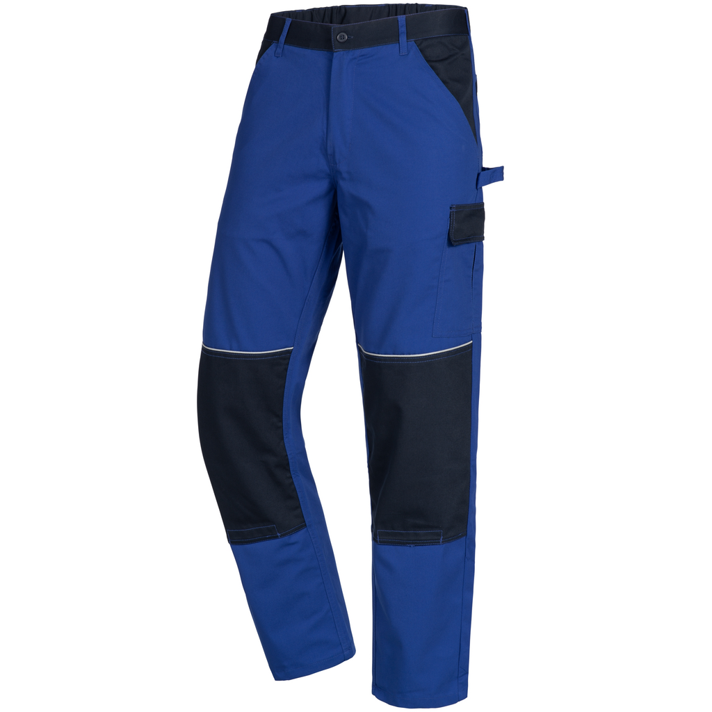 Hose, Hose blau, Arbeitshose, Knie-Patch, Cargo-Taschen