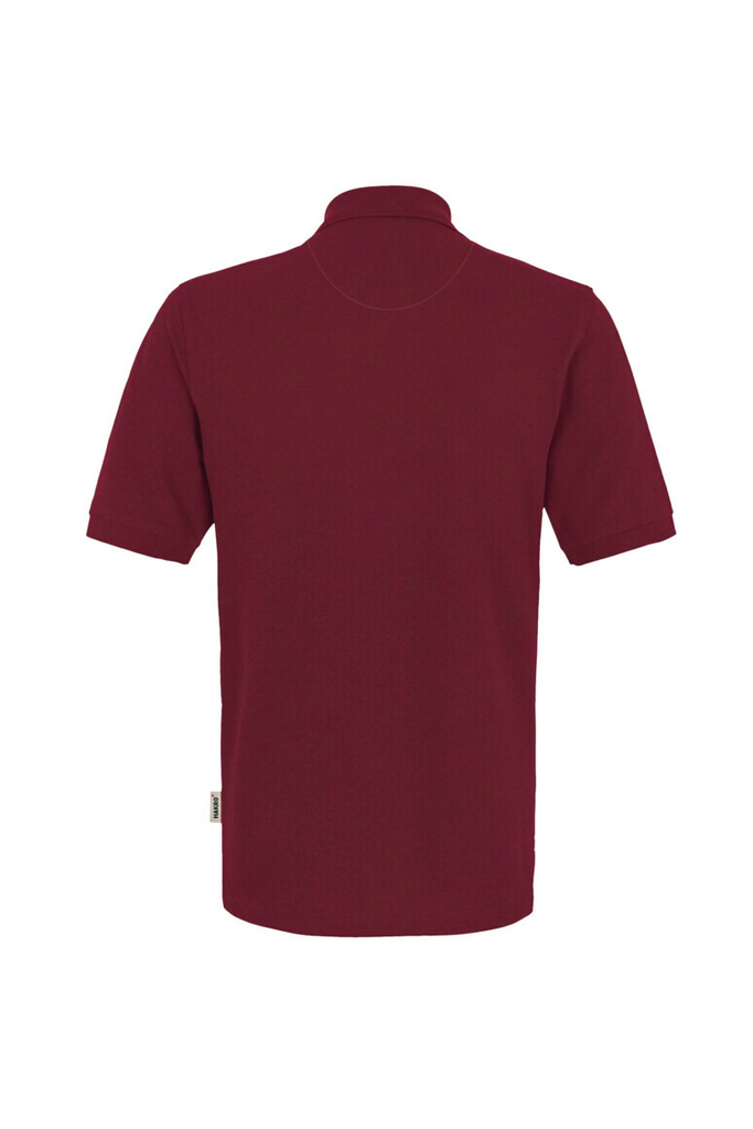 Polo shirt, short sleeve, burgundy, collar, solid color