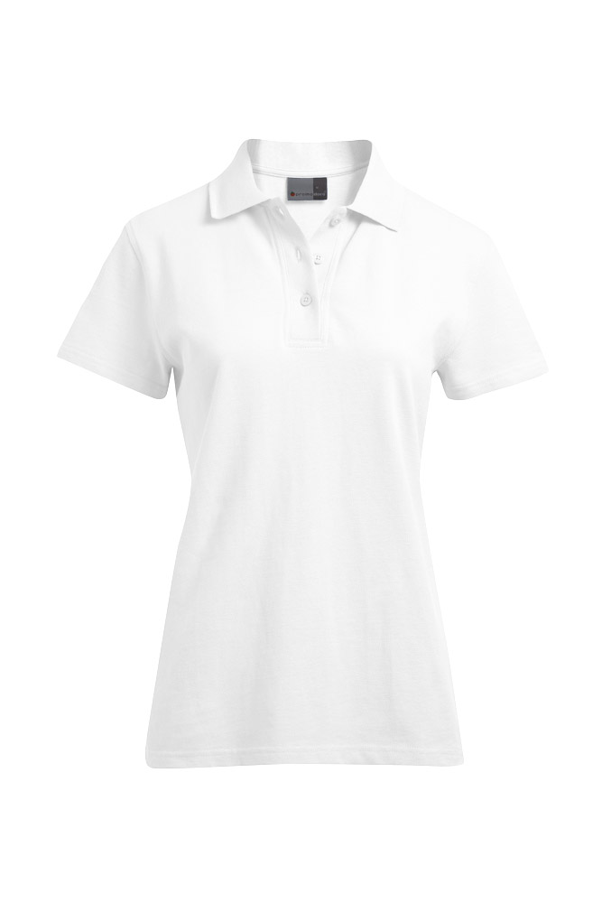 Polohemd, weißes Polo, Kurzarm, Kragen, Knöpfe