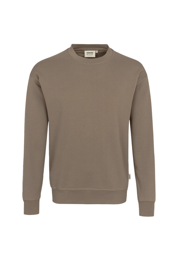 Crewneck, Knit, Taupe, Longsleeve, Plain
