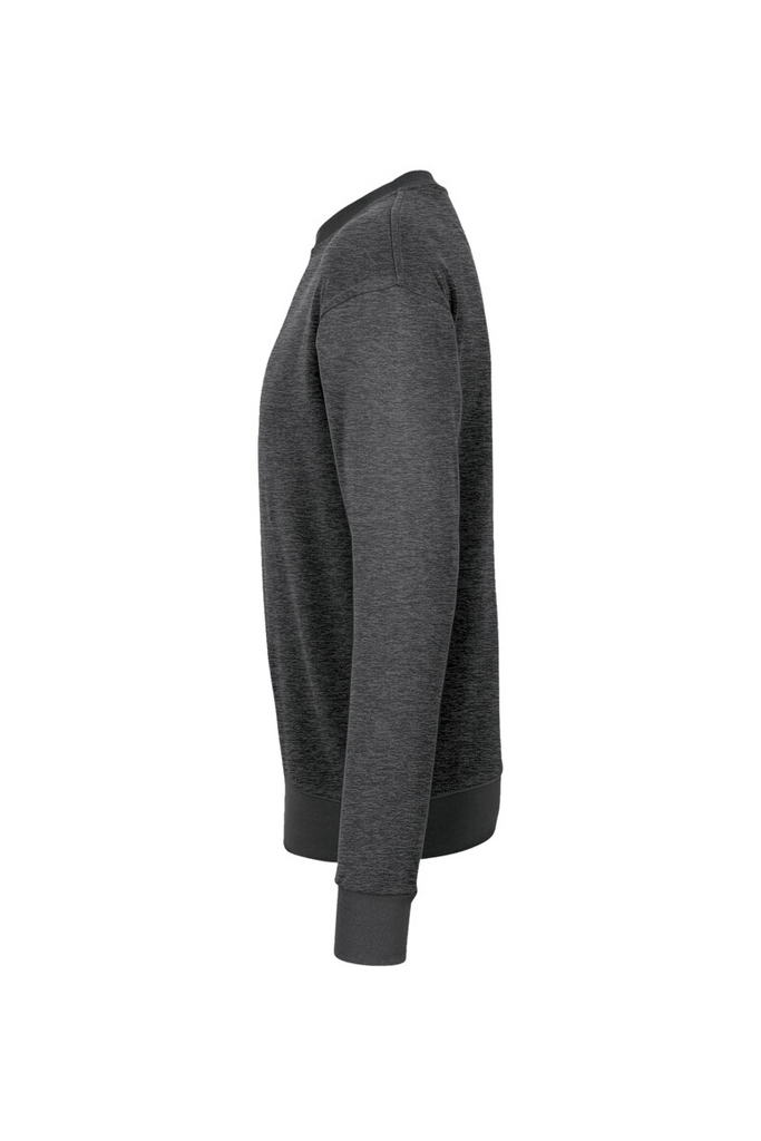Sweatshirt, Grau, Langarm, Strick, Rippabschluss