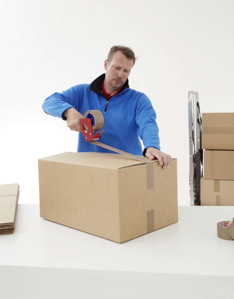 Kiste, Karton, Lieferung des Pakets, Person