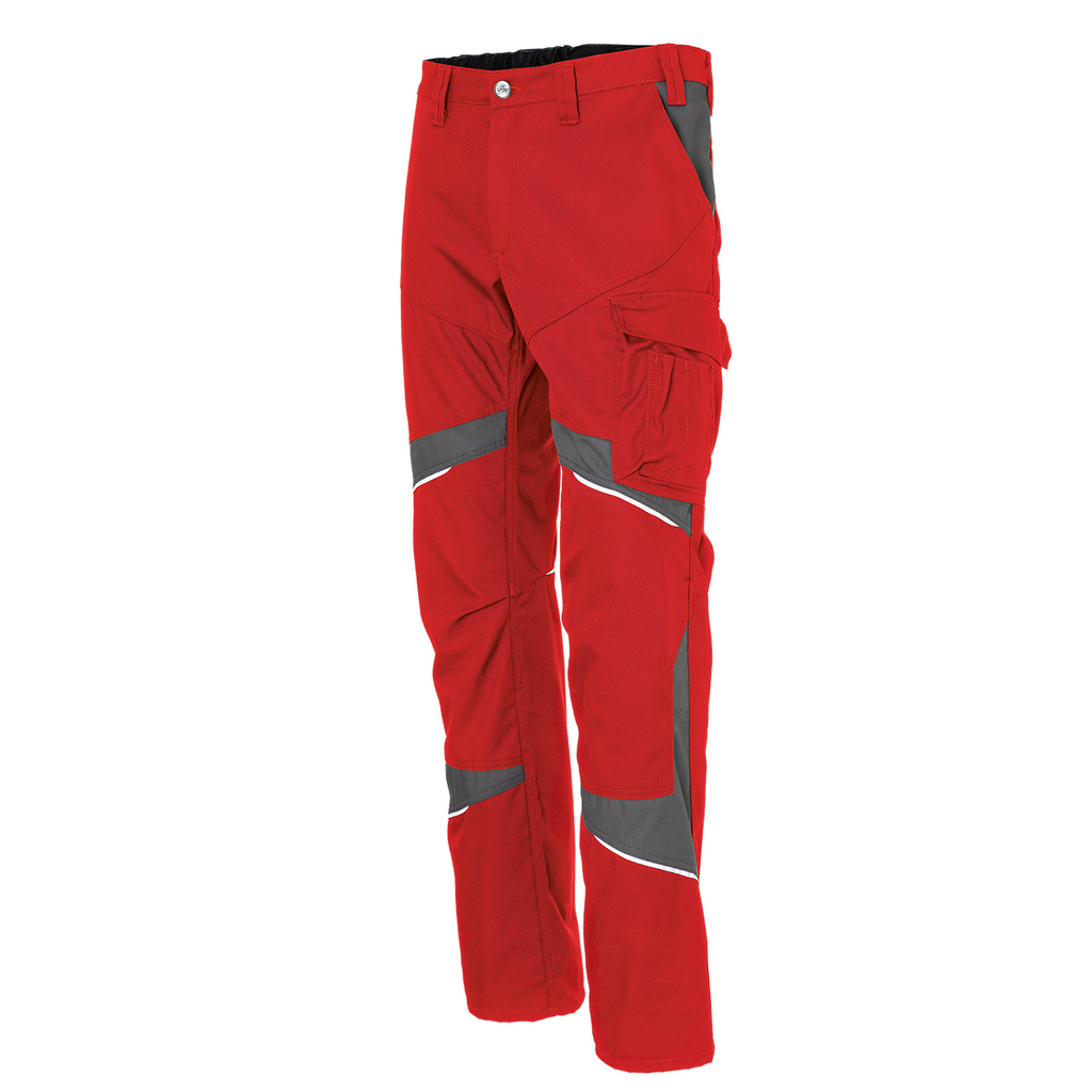 Hose, Arbeitshose, Outdoorhose, Grau-Akzente, Cargo-Taschen