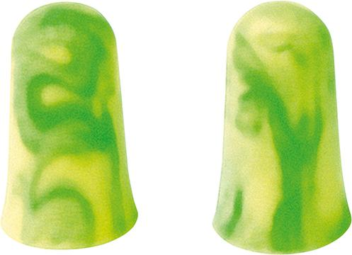 Ohrstöpsel, Ohrstöpsel Spitze, grünes Muster, zwei Stücke, bunt