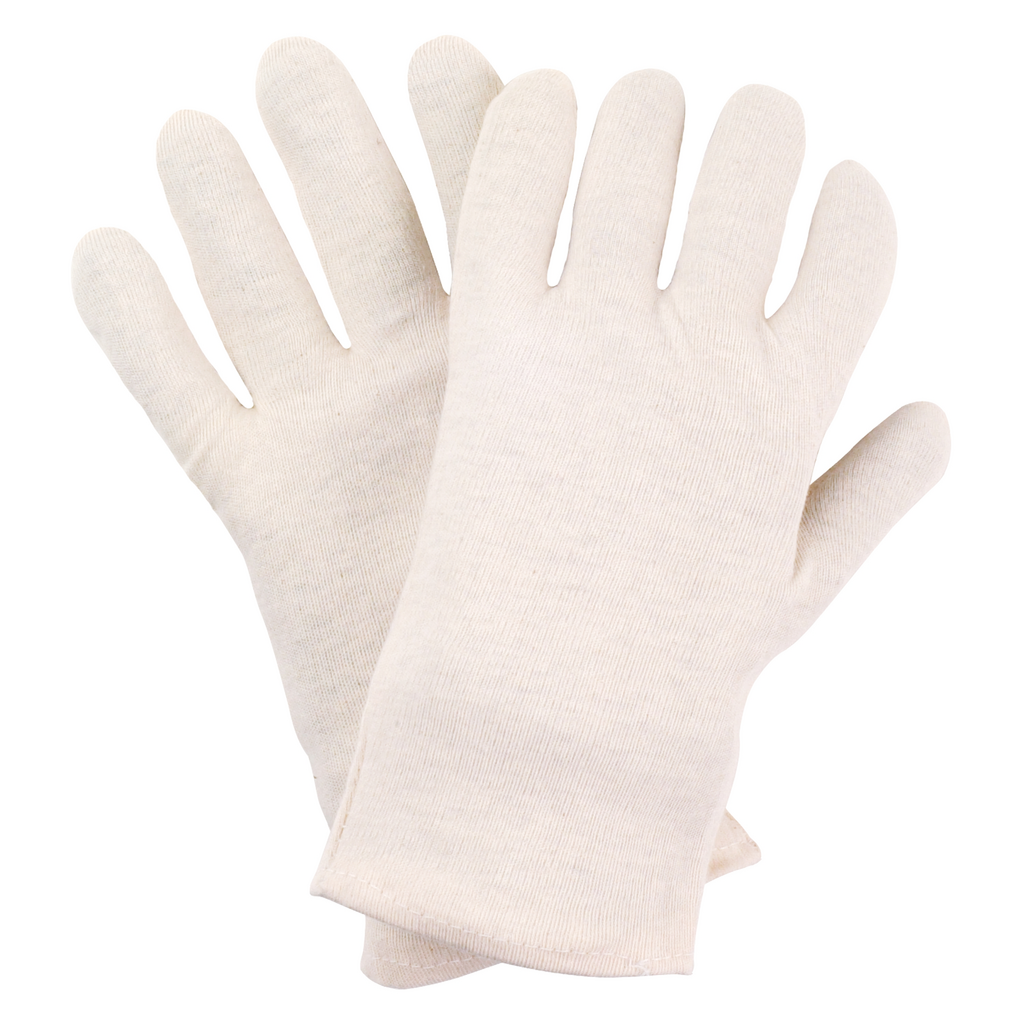 Handschuhe, Baumwolle, Beige, einfarbig, Allzweck