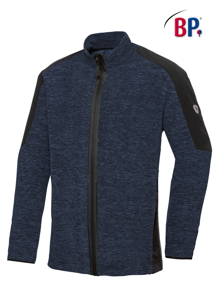jacke, Reißverschluss, blau, Athleisure, Softshell