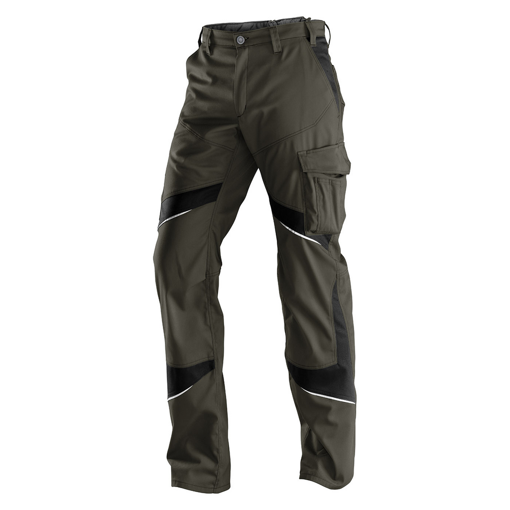 Hose, Outdoor, Cargo, Schwarz/Grün, Kletterschuhe?