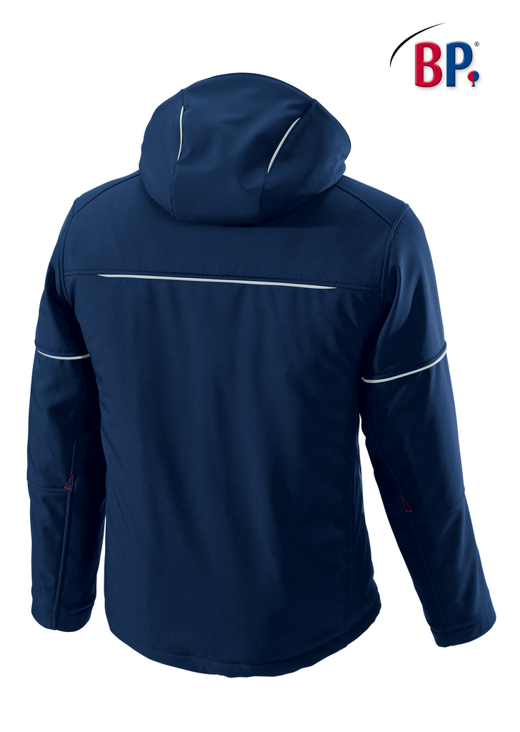Hoodie, Jacket, Navy blue, Hooded jacket, Reflektierender Streifen
