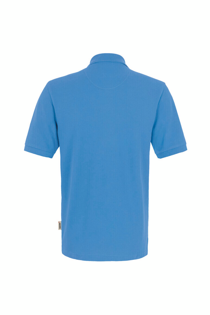  Polo, Shirt, kurzärmlig, blau, Piqué