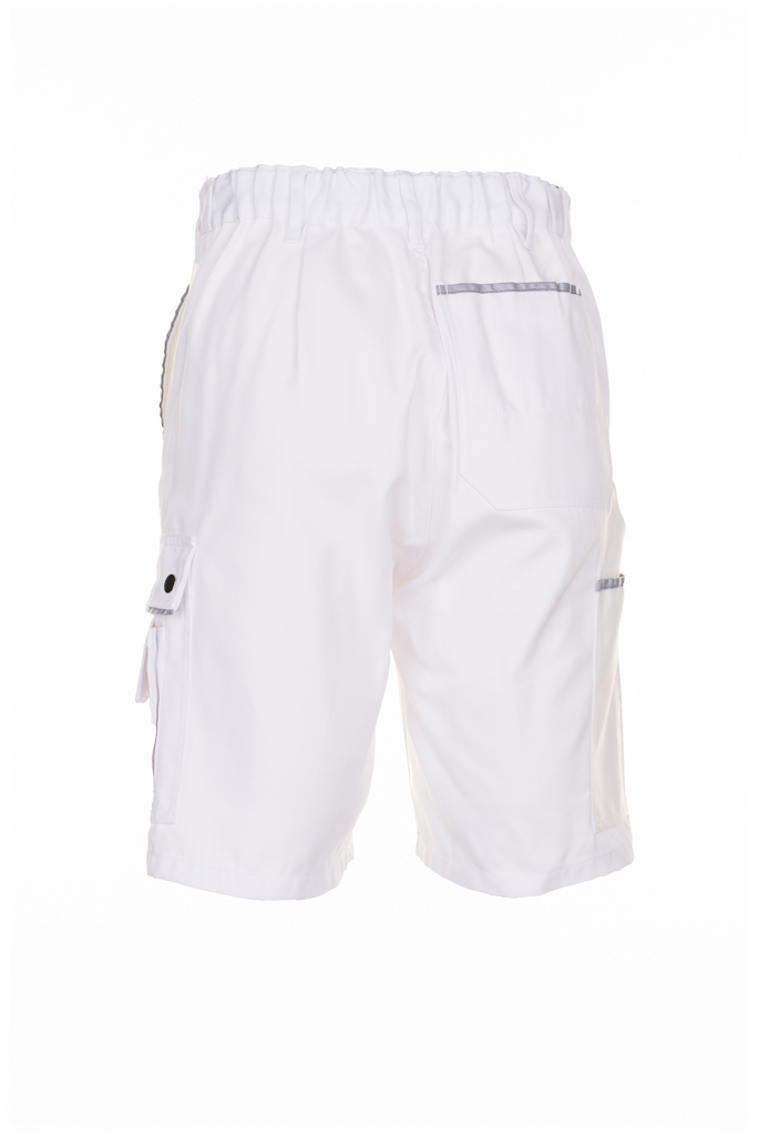 kurze hosen, Cargo-Hosen, weiß, elastischer bund, taschen