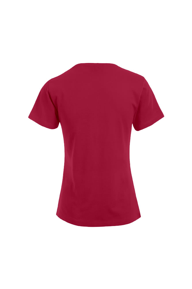 T-Shirt, Vorderseite minimal, Kurzärmlig, Roter Farbton, Unbekanntes Material
