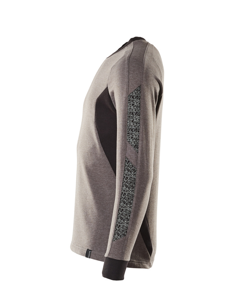 Herrenjacke, Fleecejacke, Langarm, Rücken Streifen, Gemusterter Panel