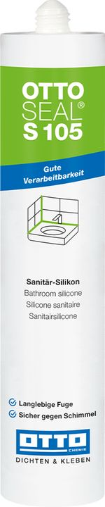 Sanitär-Silikon, Silikon, S105, OTTOSEAL, Flasche