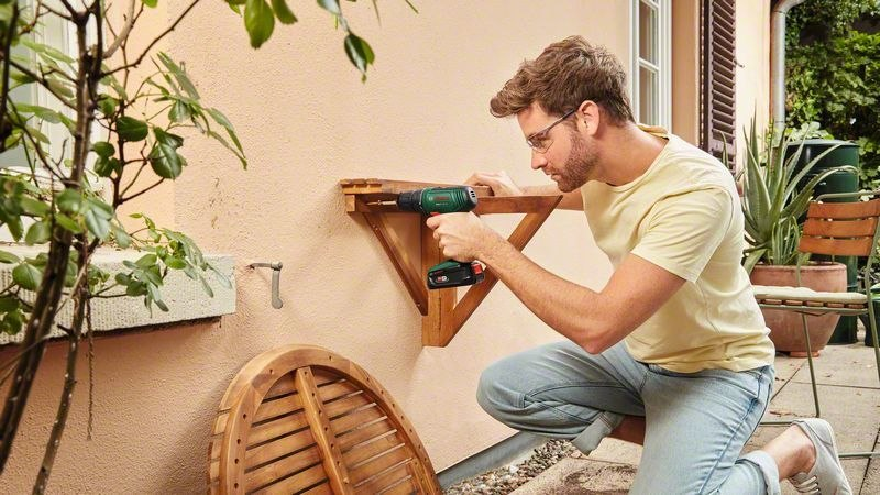 holz, bohrmaschine, werkzeug, außenbereich, rampe, Schraubendreher, Bohrmaschine, Holzregal, Wandhalter, Werkzeug