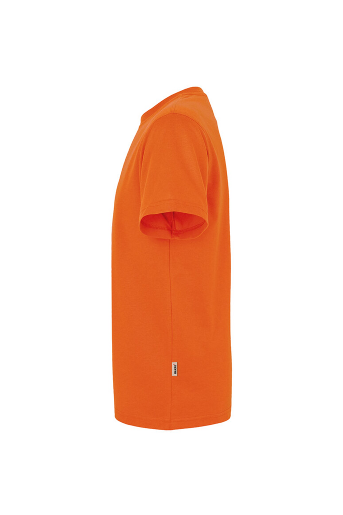 orange, T-Shirt, Kurzarm, Rundhals, Baumwolle