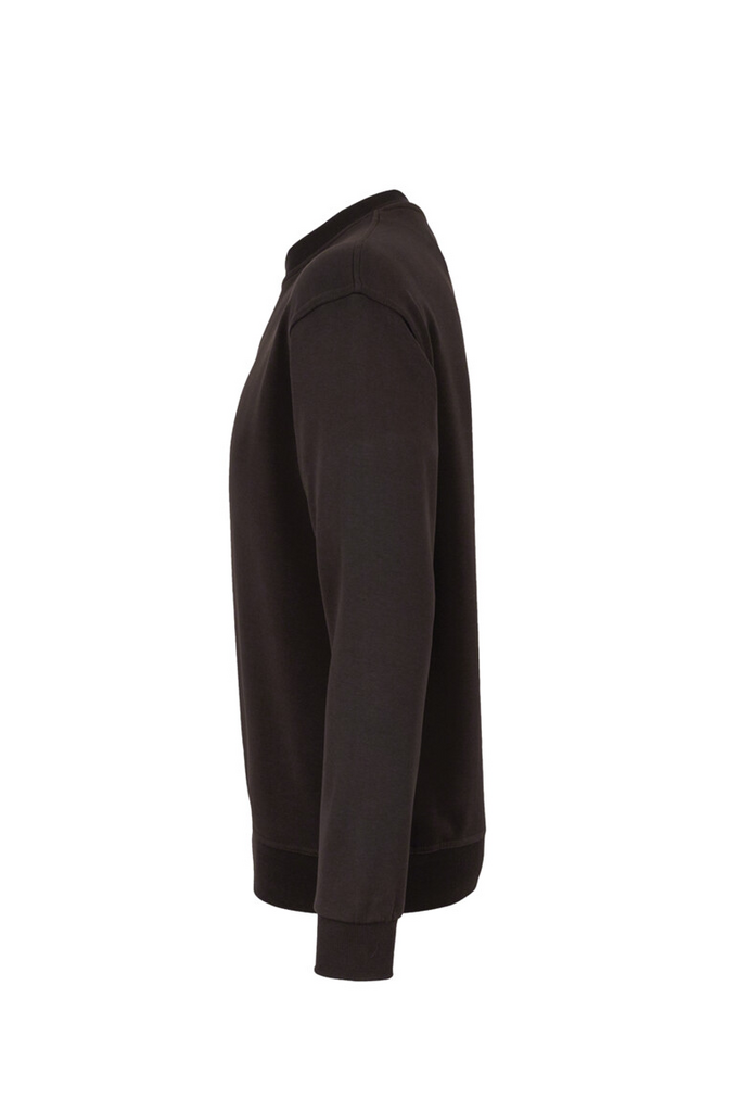  Sweatshirt,  Rundhalsausschnitt,  Langarm,  dunkle Farbe,  Rippenbündchen