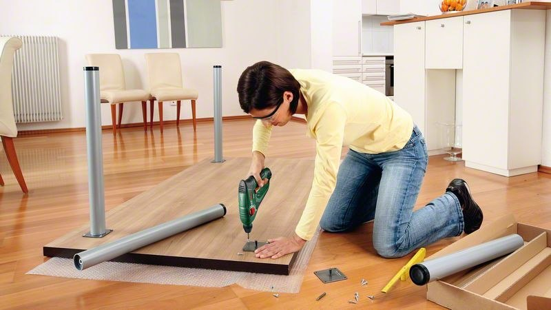 Handwerk, Stichsäge, Holzarbeit, Unterlagen, Möbelbau