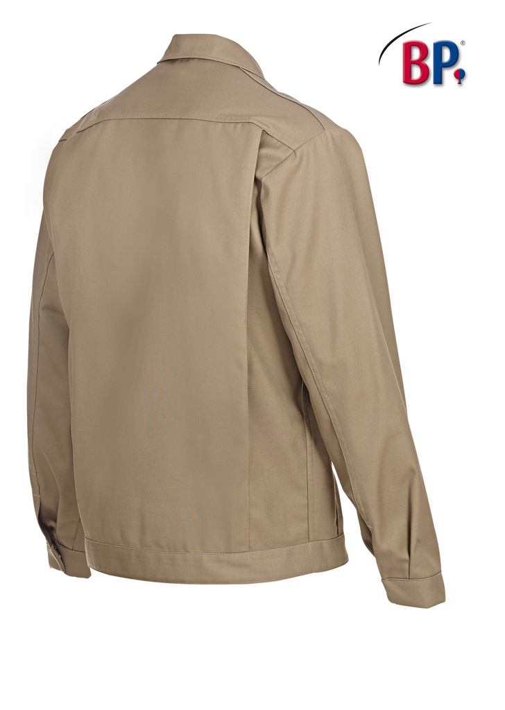 jacke, beige, langarm, baumwolle?, unbekannt