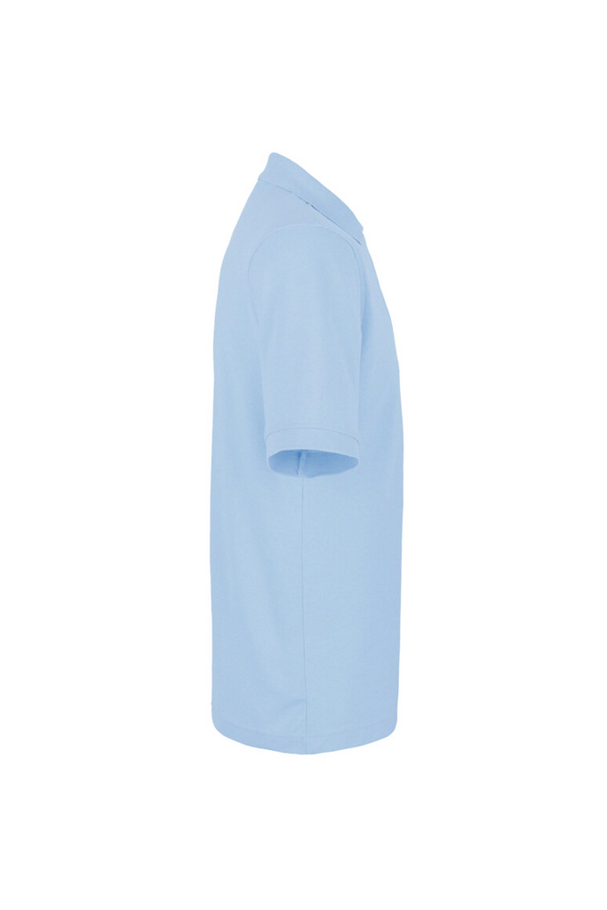  Polohemd,  Hellblau,  Kurzarm,  Hemd,  Schlicht