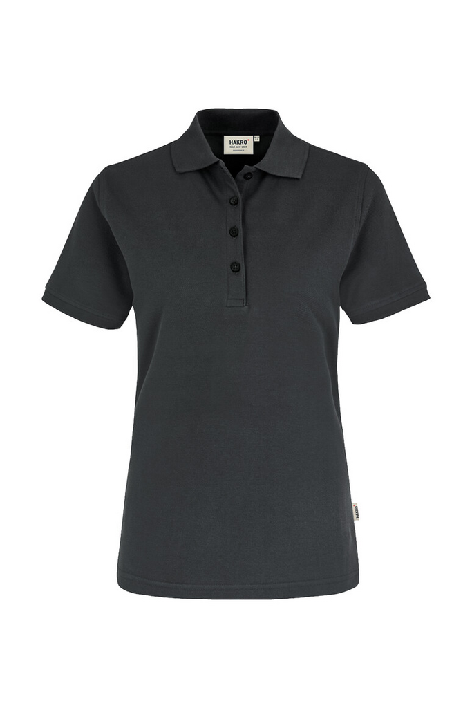 Polo-Shirt, Kurzarm, Kragen, Knopfleiste, Dunkelgrau