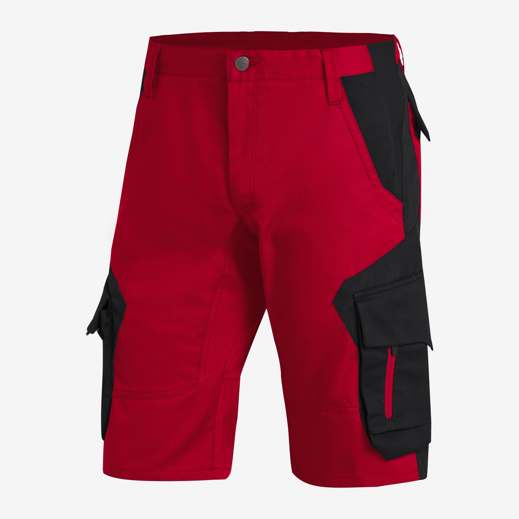 shorts, Cargo-Hersteller?, rot, mehrfarbig-kontrast, knielang