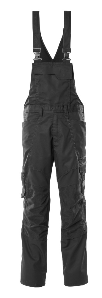 Wasserdicht, Trägerhose, Hose, Schwarz, Cargo