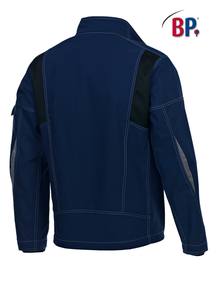 Jacket, Arbeitsjacke, Blau, Nähte, lange Arm