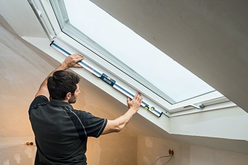 Dachfenster, Fenster, Montage, Verputz, Werkzeug