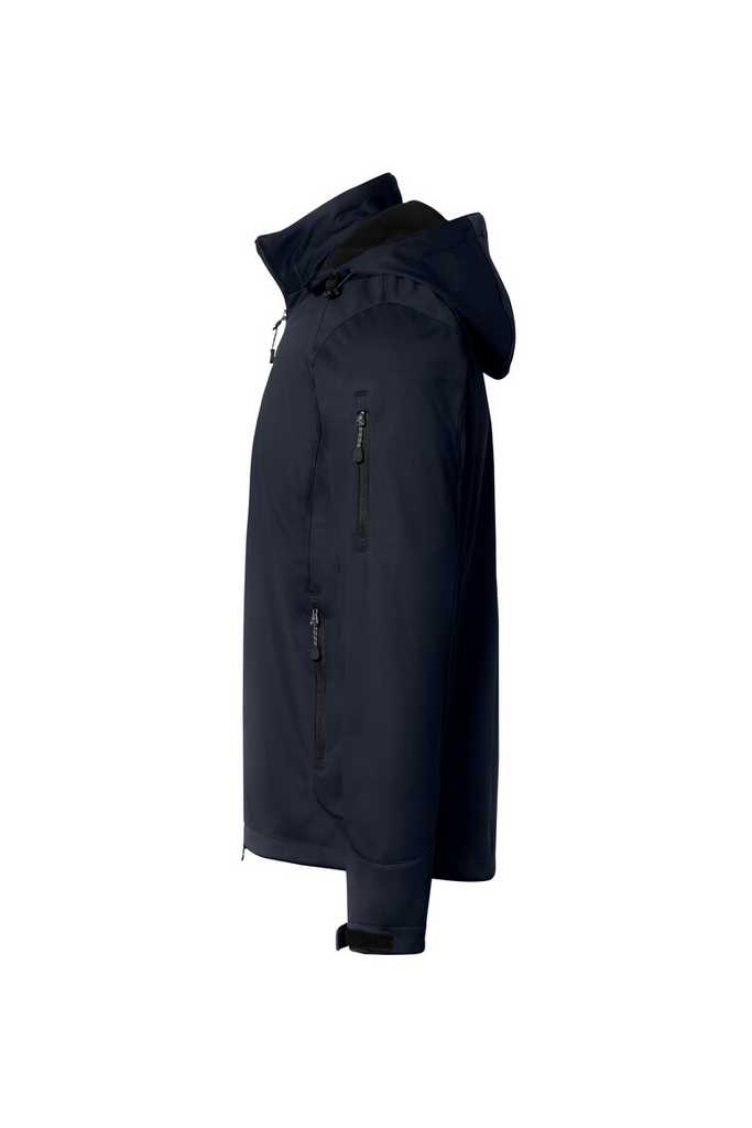 Winterjacke, Regenjacke, Kapuze, Navy, Reißverschlüsse