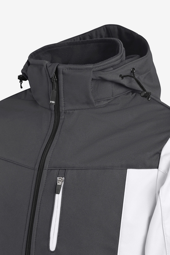 Hoodie, Stormjacket, Reißverschluss, Kapuzenjacke, Farbkontrast