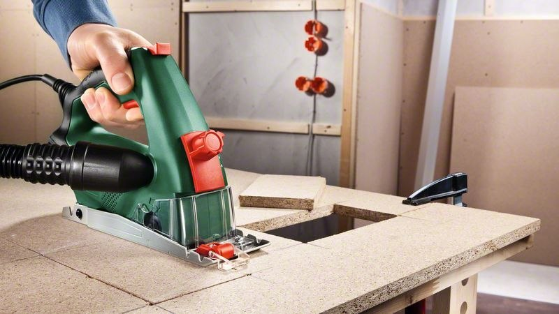 Schnittsäge, Kreissäge, Holzarbeiten, Werkzeug, Arbeitsbank