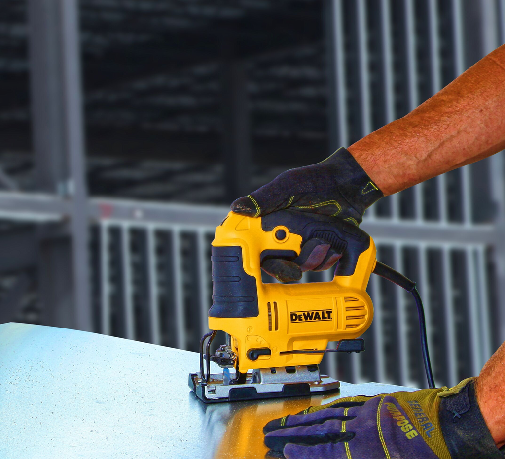 Stichsäge, Bauwerkzeug, Gelb-schwarz, Handwerkzeug, Glatter Schnitt