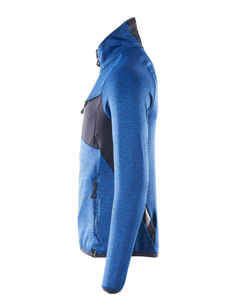 jacke, fleece, reissverschluss, seitentaschen, sportbekleidung