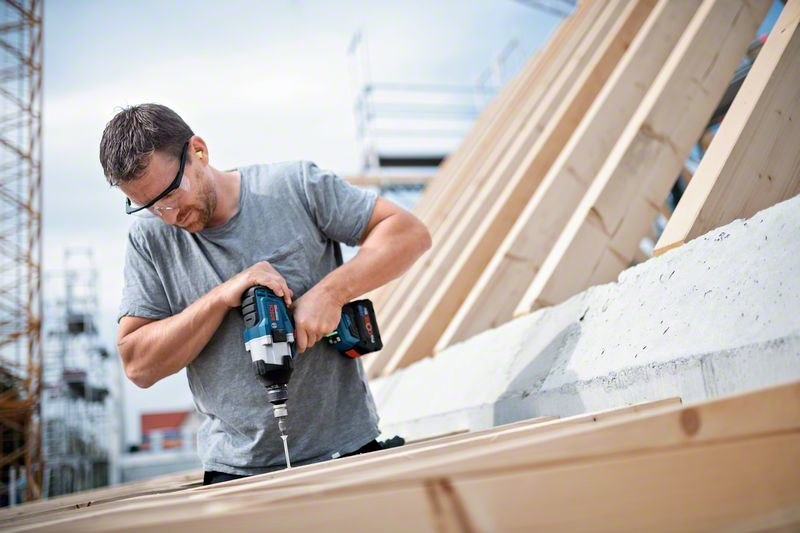 Akkuschrauber, Baustelle, Holzrahmen, Baumaterial, Werkzeug