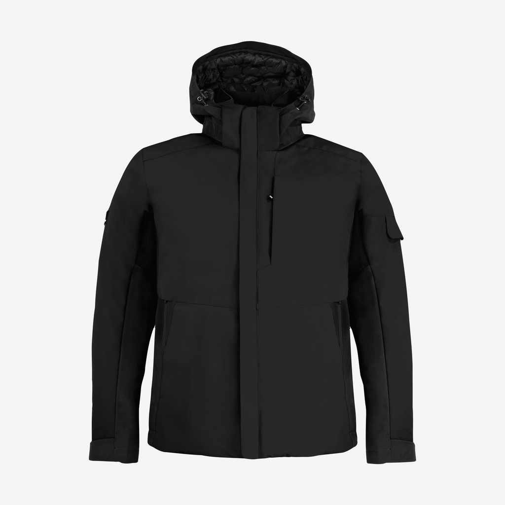 jacke, winterjacke, schwarz, hooded?, parka?
