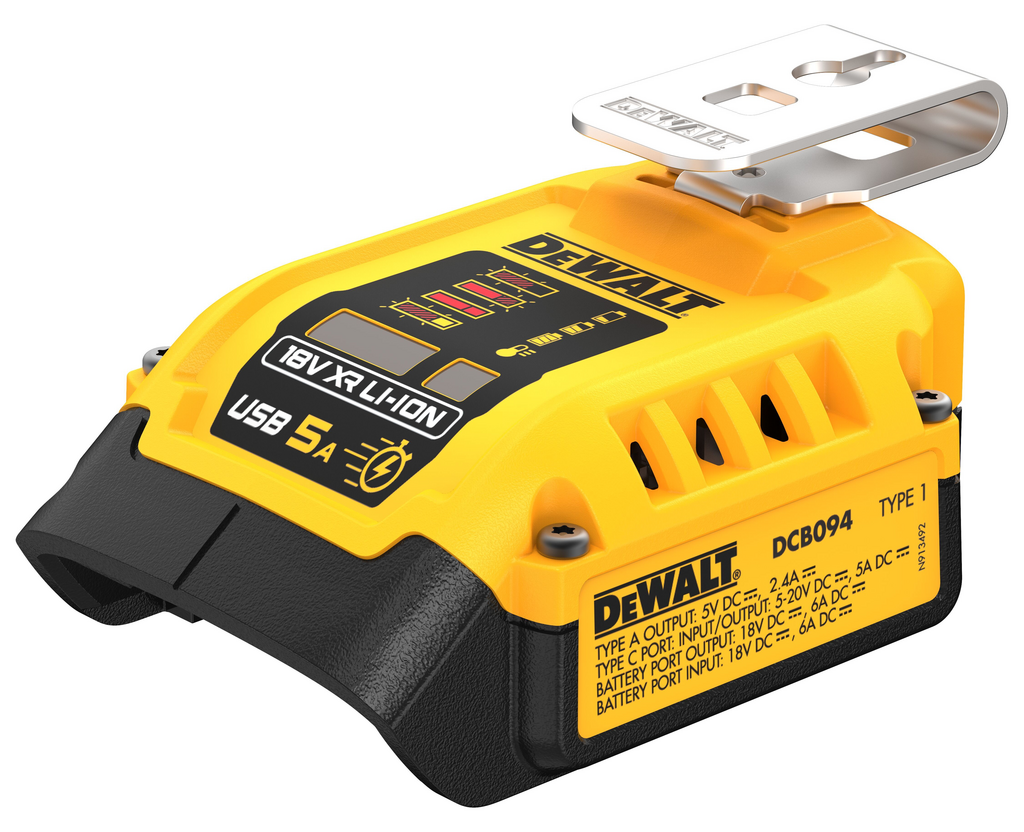 Li-Ion, 18V, USB, Ladegerät, DeWalt