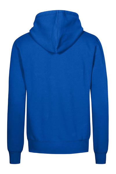Hoodie, Kapuzenpullover, Schlicht, Blau, Baumwolle