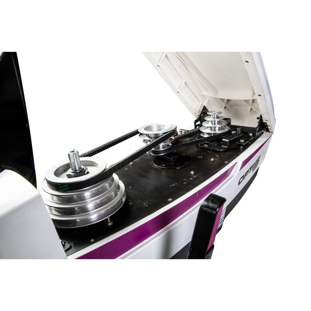 Kopier- oder Schneidemaschine, Kopf-Messer, Riemenantrieb, Metallräder, Halterung