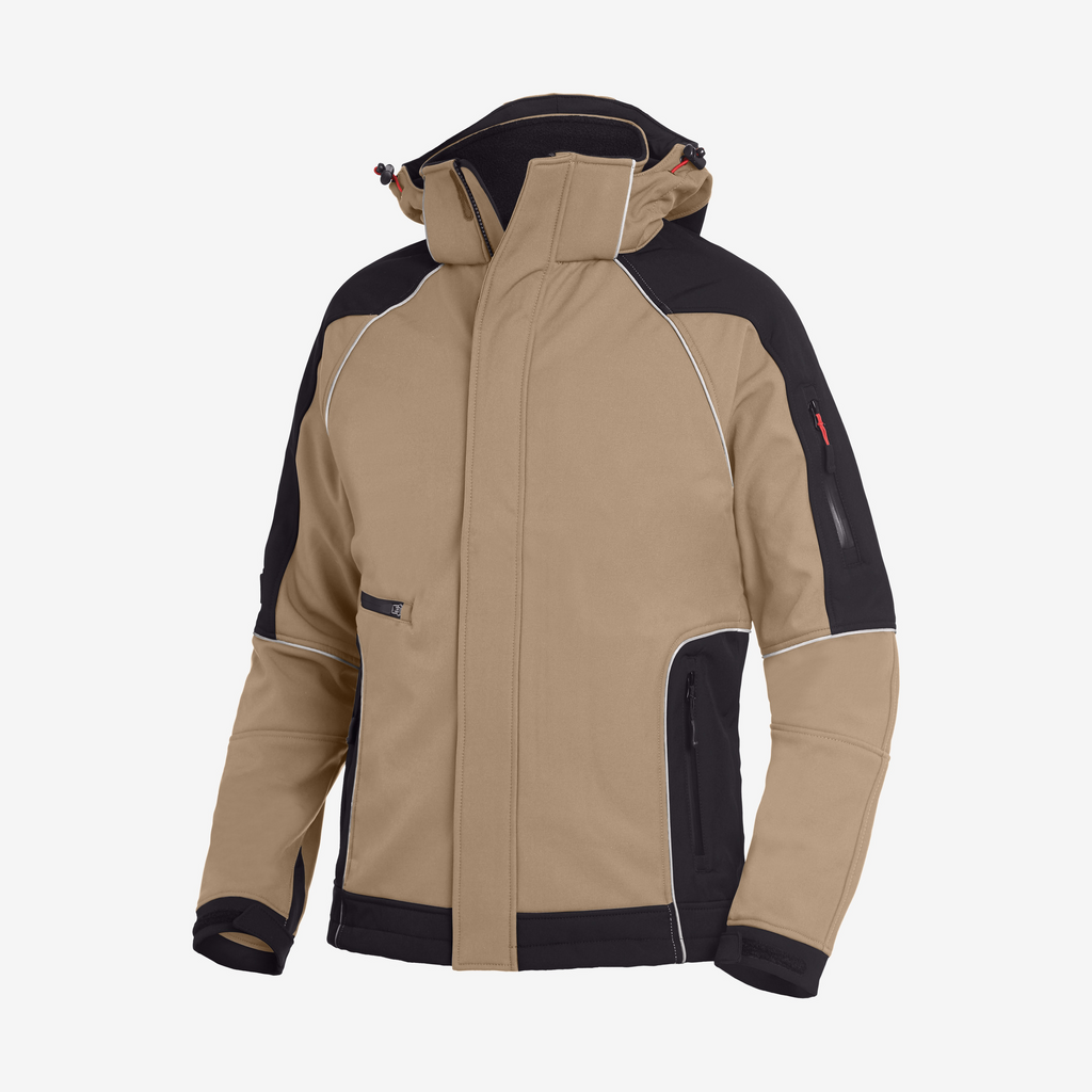 Jacke, Snowboardjacke, Zwei-Ton, Kapuze, Reißverschluss