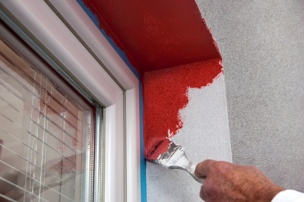 Farbbehälter, Person