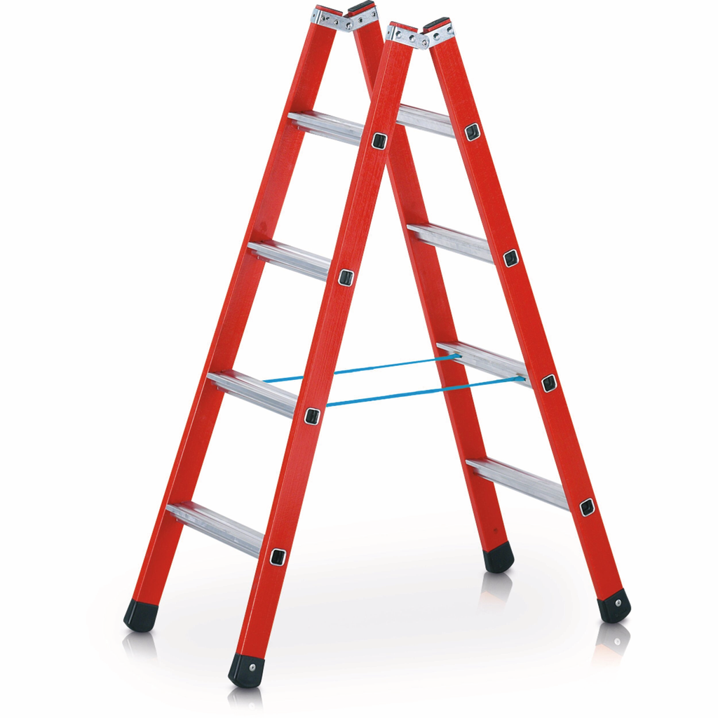 Zarges GFK-Stehleiter EFAmix B 2x10 Sprossen, Leiternlänge 3,02m